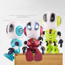Записывающий говорящий робот для детей, детские игрушки, обучающие роботы, светодиодный контроль глаз, лучший подарок на день рождения для детей 2024 - купить недорого