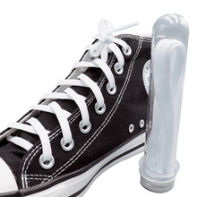 Acessórios de sapato weiou 6mm tênis feminino encantado lacet tipo plano sólido branco preto dupla camada poliéster cadarços para pedido em grandes quantidades 2024 - compre barato