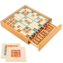 Mesa de Juego plegable de madera para niños, juguete de aprendizaje y educación, rompecabezas, Sudoku, ajedrez internacional de haya, regalos, novedad de 2020 2024 - compra barato