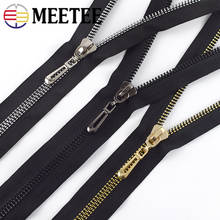 5/10pcs Meetee 80cm 8# Resin Zipper Open-end Auto Lock Zips for Sewing Down Jackets Coat Zippers DIY Garment Repair Accessories 2024 - buy cheap