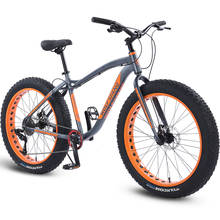 Wolf's fang Новый велосипед, горный велосипед 26 дюймов, толстый велосипед, 8 скоростей, толстые шины, зимние велосипеды, мужские bmx mtb дорожные велосипеды, бесплатная доставка 2024 - купить недорого