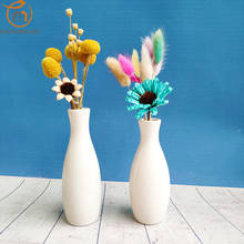 Nordic Ceramic Vase Ornaments Modern European-style Flower Vases For Homes Living Room Home Decoration Accessories 2024 - buy cheap