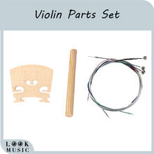 1 Set Violin Bridge Violin Sound Post Violin Strings 4/4 Violin Parts 2024 - buy cheap