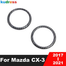 For Mazda CX-3 CX3 2017 2018 2019 2020 2021 Red Car Dashboard Door Audio Speaker Cover Trim Molding Sticker Interior Accessories 2024 - buy cheap