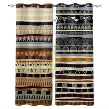 Africa Indian Elephant Window Curtains For Living Room Kitchen Bedroom Modern Window Treatments Drapes Blinds 2024 - buy cheap