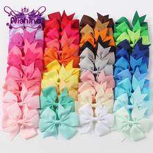 Nishine 40pcs/lot Women Ribbon Bows Clips Baby Girls Bowknot Hairpin Boutique Kids Children Headwear Gift Set Hair Accessories 2024 - buy cheap