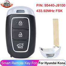 KEYECU For Hyundai Kona 2018 2019 2020 Smart Remote Key Fob 95440-J9100 433.92MHz FSK NCF29A1X / HITAG 3 / 47 Chip 3 Button 2024 - buy cheap