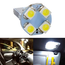 T10 White 501 W5W 168 194 1210 3528 4Led DC 12V Car Led Canbus Signal Corner Light Door Lamp Reading Led Interior Lighting Blub 2024 - buy cheap