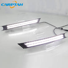 Relé de señal de giro dinámico para coche Mazda, luces LED de circulación diurna, decoración antiniebla, impermeable, DRL, 12V, para Mazda CX-5, CX5, 2017, 2018, 2019 2024 - compra barato