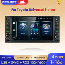 Radio con GPS para coche, reproductor multimedia con Android 9.0, 2 Din, DVD, 8LED gratis, para Toyota, Hilux, VIOS, antiguo Camry Prado, RAV4, Prado, 2003-2008 2024 - compra barato