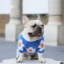 Свитер для собак зимняя одежда с Мопсом французская одежда для бульдога пуделя Bichon Schnauzer Одежда для собак пальто Прямая поставка костюмы для животных; одежда 2024 - купить недорого