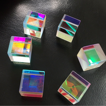 Refletor de combinador de prisma x-cube rgb defeituoso 10 embutido, ferramentas de ensino de prisma dicobertor cruzado/decoração diy 2024 - compre barato