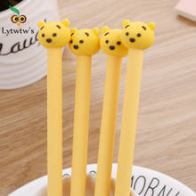 1 piece Novelty Bear Cartoon Korea Stationery Gel Pen Stationery School Office Supplies Gift cute kawaii pretty lovely anime  2024 - buy cheap