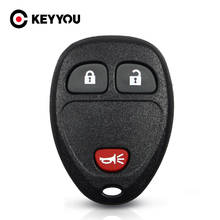 Чехол для автомобильного ключа KEYYOU с 2 + 1 тремя кнопками, чехол для дистанционного ключа для Chevrolet Buick GMC HHR 2006 2007 2008 2009 2010 2011 2024 - купить недорого