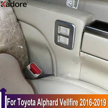 For Toyota Alphard Vellfire 2016 2017 2018 2019 Car Rear Tail Seat Adjust Switch Button Cover Trim Interior Accessories 2024 - buy cheap