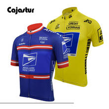 Pro Team Men Cycling Jerseys Short Sleeve Bike Shirts MTB Cycling Clothing Ropa Maillot Ciclismo Full Zipper Cajastur 2024 - buy cheap
