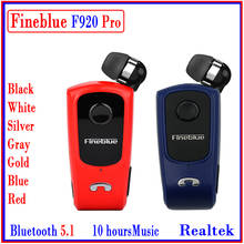 Fineblue F920 Pro Mini Wireless Earphone Retractable Portable Bluetooth Headset Calls Remind Vibration Sport Run Gamer Headphone 2024 - купить недорого