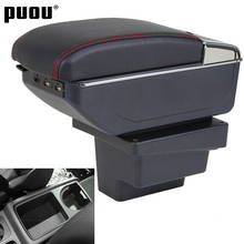 Armrest Box For Volkswagen VW Tiguan I Dual layer Large space Central Store Content box with cup holder ashtray USB Charging 2024 - buy cheap