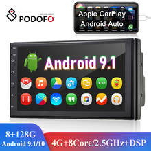 Podofo 8+128G 2 Din Car Radio GPS Android 7" Carplay For Volkswagen Nissan Hyundai Kia Toyota Universal 2din Multimedia Player 2024 - купить недорого