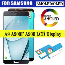 OLED/Super AMOLED 6,0 "дисплей для SAMSUNG Galaxy A9 A9000 A900 A900F ЖК-экран сенсорный дигитайзер в сборе запасные части 2024 - купить недорого