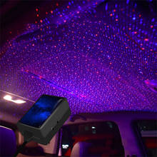 Luz de estrella de techo para coche, proyector de ambiente para decoración del hogar, luz LED de noche Interior, láser estrellado, USB, Galaxia 2024 - compra barato
