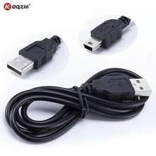 length 1m Black USB 2.0 A Male to Mini 5 Pin B Data Charging Cable Cord Adapter 2024 - buy cheap
