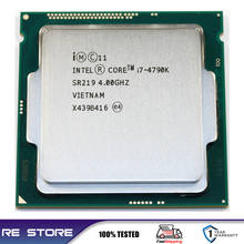 Used Intel Core i7 4790K 4.0GHz Quad-Core 8MB Cache With HD Graphic 4600 TDP 88W Desktop LGA 1150 CPU Processor 2024 - buy cheap
