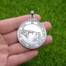 Nostalgia Israel Pentacle Of The Moon Key Of Solomon Necklaces Pendants Ethnic Talismans And Amulets 2024 - buy cheap