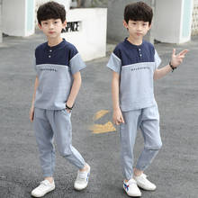 Conjunto de ropa de verano para niños, camiseta de manga corta + Pantalones, conjunto de dos piezas, 6, 8 y 10 años 2024 - compra barato