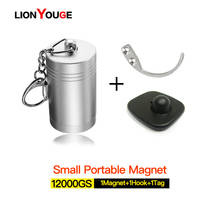 Portable magnet detacher key  Magnetic portable Bullet EAS Tag Detacher for Security Tag Hook Mini tag remover. 2024 - buy cheap
