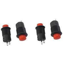 10pcs/lot Momentary SPST NO Red Round Cap Push Button Switch AC 250V/1.5A 125V/3A