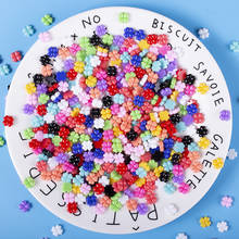 50Pcs/lot Mini Clover Flatback Resin Cabochon Scrapbooking Charms Phone Decoration DIY Jewelry Earrings Accessories 8mm 2024 - buy cheap