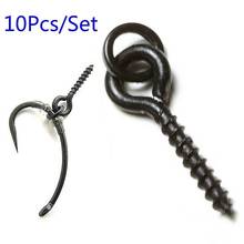 10Pcs Round Ring Bait Screws for Carp fishing Tackle Boilie Bait Pop Up Chod Rigs 12mm 2024 - buy cheap