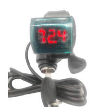 12-84V Electric Bike Thumb Throttle With Battery Power LCD Display  throttle gas for electric bike/scooter/e-bike 2024 - buy cheap