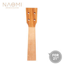 Naomi ukulele de 21 ''pescoço em mogno, sapele folheado, pescoço para soprano, ukelele uke, guitarra havaiana, peças para ukulele luthier, diy 2024 - compre barato