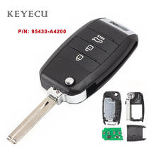 Keyecu Upgraded Remote Control Fob 3 Button 433MHz ID60 6F Chip for KIA Carens Rondo 2012+ P/N: 95430-A4200 Car Key 2024 - buy cheap