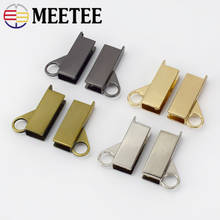 Meetee-hebillas metálicas para bolsos, bolso para colgar Cadena, hebilla de oreja, bolsas de anillo lateral, gancho de Clip, hebilla, accesorios para manualidades de cuero, bricolaje, 2/5 pares 2024 - compra barato