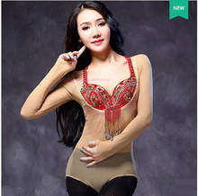 NEW! mesh belly dance costumes senior long sleeves belly dance body top for women belly dance exercise jackets 2024 - buy cheap