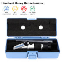 Retail Box Hand Held Brix 58~92% Refractometer Brix Honey ATC for Jam Syrup Controlling Concentrations 40% Off 2024 - buy cheap