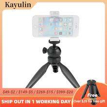 Kayulin-Mini trípode de Mesa 2 en 1, diseño Flexible, para iPhone, Samsung, Xiaomi, Huawei, teléfono móvil, cámaras, luz Led 2024 - compra barato