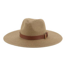 Hats for Women Men Bucket Sun Hats Big Brim 15cm Hat Belt Panama Beach Travel Sun Protective Khaki Women Hats Gorras Para Mujer 2024 - buy cheap