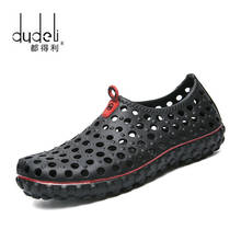 DUDELI Men's Summer Hollow Out Breathable Beach Sandals Casual Outdoor Slippers sandals men male 2022 2024 - buy cheap