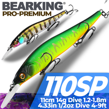 BEARKING Best price professional fishing lures minnow Artificial baits 11cm 14g hot model crankbaits penceil bait popper tackles 2024 - buy cheap