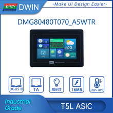 Dwin 7 Inch HMI Intelligent LCD Touch Screen Modbus UART RS232/RS485 Interface Online Serial Port USB and Wifi Optinal Display