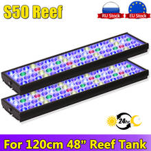 48inch 120cm 4ft  marine reef light  full spectrum coral aquarium lamp dimmable Led Marine Aquarium Lighting Fish super slim 2024 - buy cheap