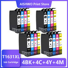 16pcs 16XL T1631 - T1634 Compatible ink Cartridge for Epson WorkForce WF 2010 2540 2750 2510 2520 2530 2760 Printer 2024 - buy cheap