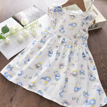 Girls Dress 2021 New Summer Kids Casual Costume Children Cartoon Pattern Party Fancy Vestidos Lovely Sweet Dresses Clothes 3-8Y 2024 - buy cheap