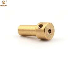 1 pçs de bronze elétrica broca mandril jt0 acoplamento do eixo do motor braçadeira acoplador dispositivo elétrico 3.17mm 2024 - compre barato