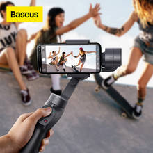 Baseus селфи-палка Bluetooth 3-осевой Ручной Стабилизатор стабилизатор наружный держатель с фокусировкой и зумом Штатив для селфи для смартфона 2024 - купить недорого