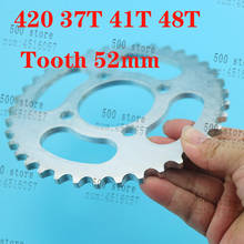 420 37T 41T 48T  Tooth 52mm Rear Chain Sprocket For Motorcycle ATV Quad 4 Wheeler Pit Dirt Motor Bike 2024 - buy cheap